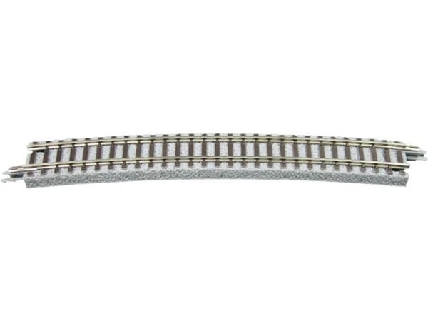7297012 Z Rokuhan-spår (med ballast) Kurvat spår 13° 490 mm 2 st