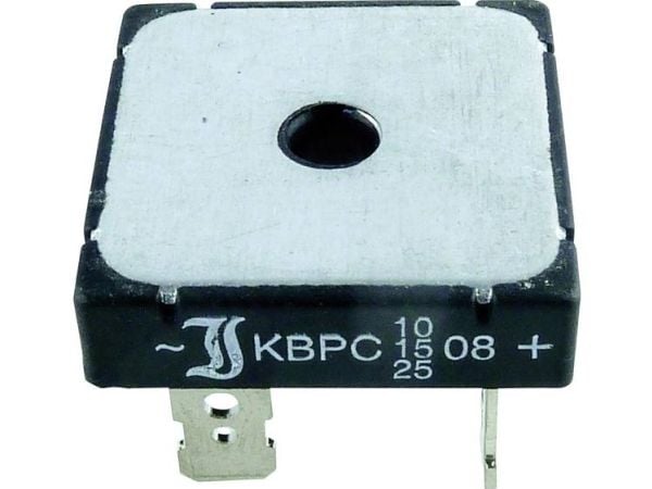 Diotec KBPC10/15/2502FP Broensretter KBPC 200 V 25 A Enkeltfaset