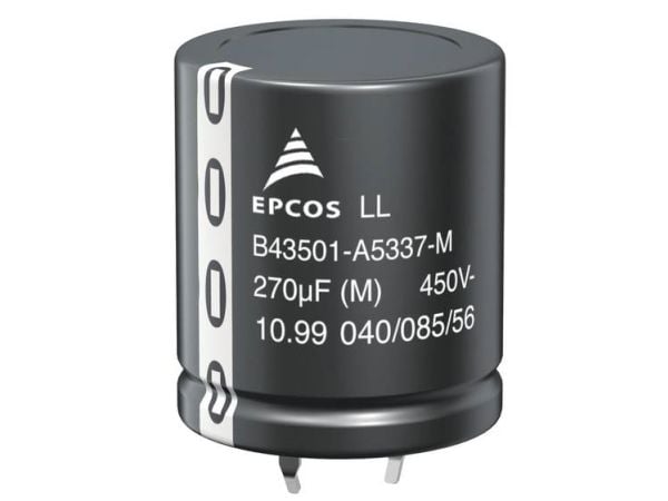 TDK B43501-A5476-M elektrolyttkondensator SnapIn 10 mm 47 µF 450 V/DC 20 % (Ø x H) 22 mm x 25 mm, 1 stk