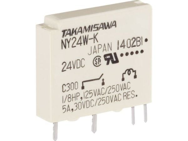 Takamisawa NY-12W-K-IE Printrelæ 12 V/DC 5 A 1 x sluttekontakt 1 stk
