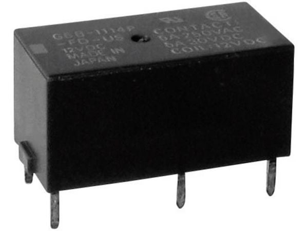 Omron G6B-2214P-US 5 VDC Print Relay 5 V/DC 5 A 2 x rajakytkin 1 kpl 1 kpl