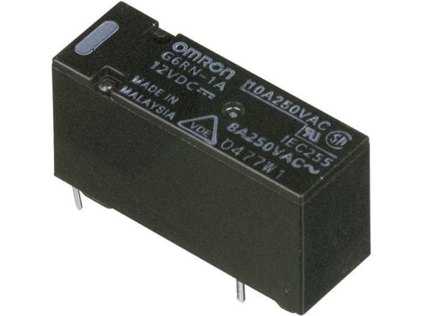 Omron G6RN-1 12DC printrelé 12 V/DC 8 A 1 vekselkontakt 1 stk