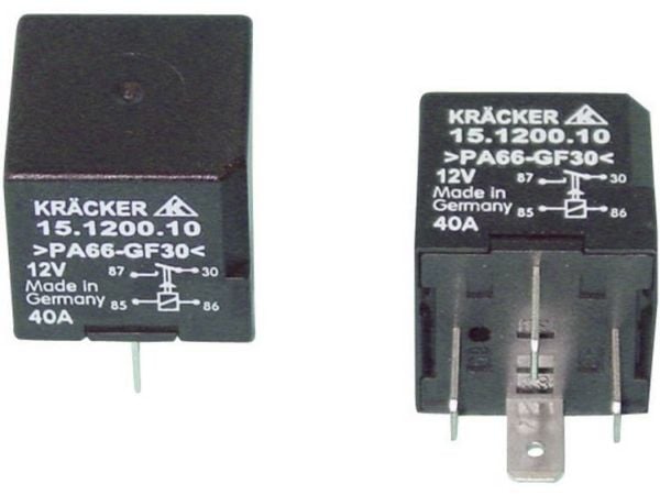 Kräcker 15.1200.10 kjøretøysrelé 12 V/DC 40 A 1 x slutterkontakt