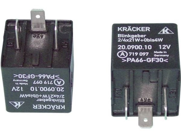 Kräcker kjøretøyrelé 20.0900.10 12 V/DC 20 A, 1 sluttekontakt