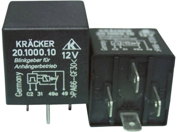 Kräcker 20.1000.10 kjøretøyrele 12 V/DC 20 A 1x sluttkontakt