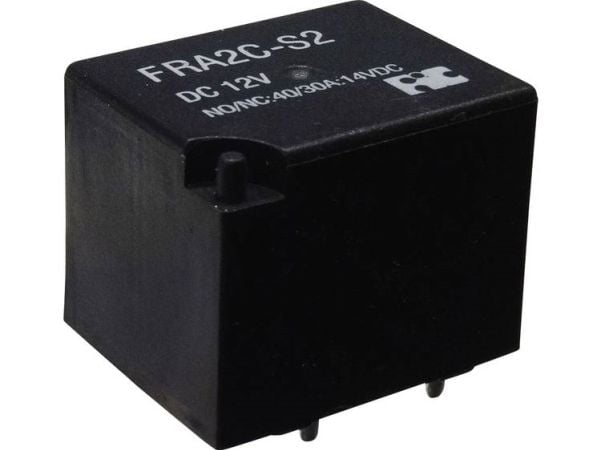 FiC FRA2C-S2-DC12V bilrelé 12 V/DC 40 A, 1 vekslingskontakt
