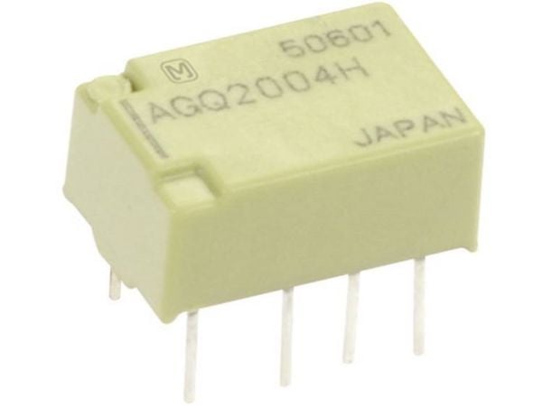 Panasonic AGQ2104H Tulostusrele 4,5 V/DC 1 A 2 x kytkin 1 kpl 1 kpl