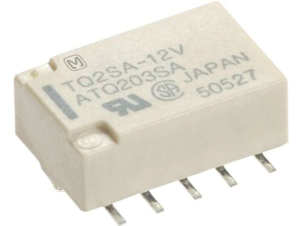 Panasonic TQ2SA12 SMD-relä 12 V/DC 2 A, 2 x växlare, 1 st
