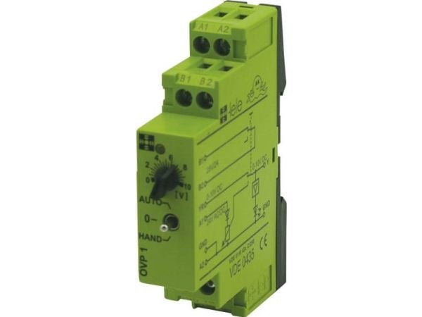 tele OVP1 24 V/AC/DC 0 - 10 V Kytkentärele 24 V/DC, 24 V/AC 1 kpl