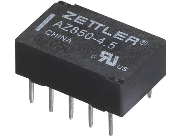 Zettler Electronics AZ850-24 printrelé 24 V/DC 1 A 2 x omkobler 1 stk