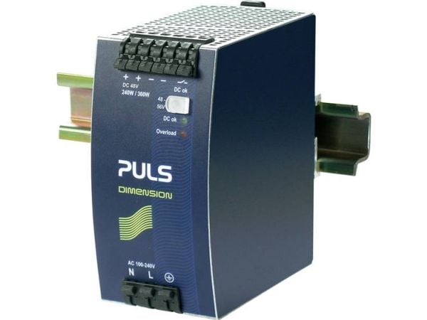 PULS DIMENSION QS10.481 Strømforsyning til DIN-skinne (DIN-kisko) 48 V/DC 5 A 240 W Antal udgange:1 x Indhold 1 stk