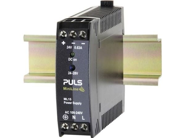 PULS MiniLine ML15.241 DIN-skinne bryterstrømforsyning 24 V/DC / 0,63 A / 15 W (ML15.241)