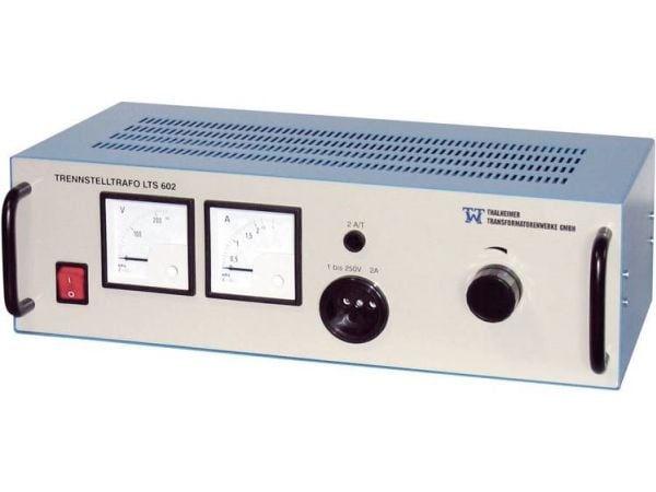 Thalheimer LTS 602 Laboratorioerotusmuuntaja säädettävä 500 VA Lähtöjen lukumäärä: 1 x 2 - 250 V/AC