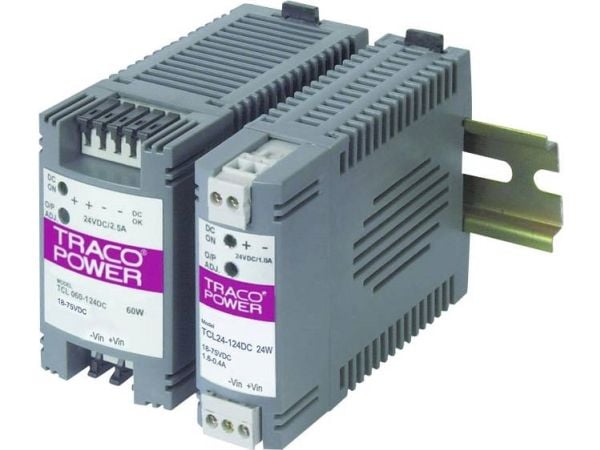 Traco Power TCL 060-124DC, 45 mm, 75 mm, 100 mm, 265 g, 60 W, 18-75 V