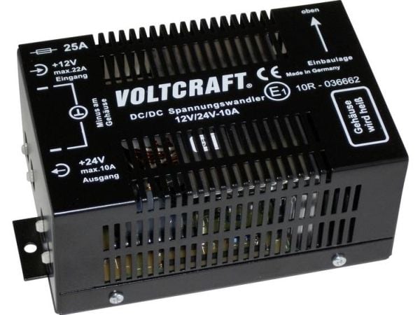 VOLTCRAFT 513076, inomhus, 12 V, 24 V, AC-till-DC