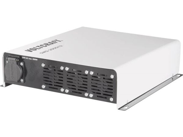 VOLTCRAFT inverter SWD-2000/12 2000 W 12 V/DC - fjernstyrbar - skrueklemmer - 1x jordet stikkontakt (SWD-2000/12)