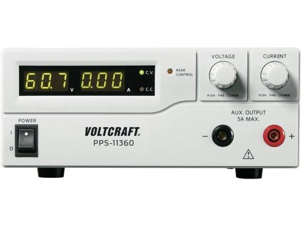 Voltcraft labb-nätaggregat PPS-11360 justerbart 1–36 V/DC 0–5 A 180 W 2x USB Remote