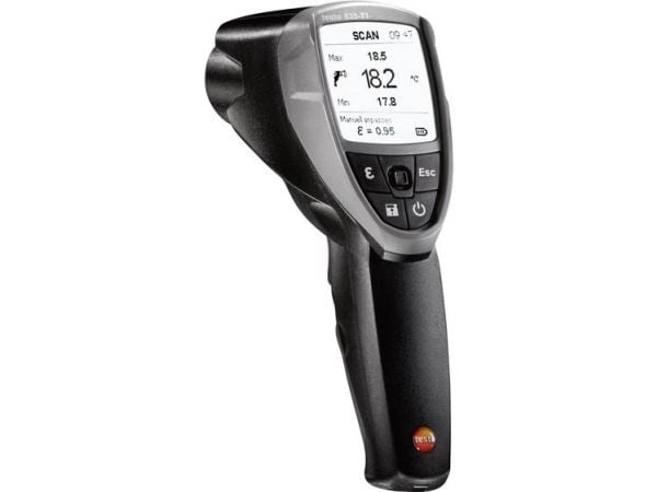 Testo 835-T1, 193 mm, 166 mm, 63 mm, 514 g, Svart, Grå, °C