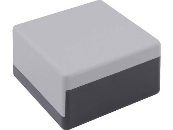 Bopla UNIVERSAL U 75 06075000 Elektroniikkakotelo 75 x 75 x 40 Polystyrol (EPS) Grå, Sort 1 stk