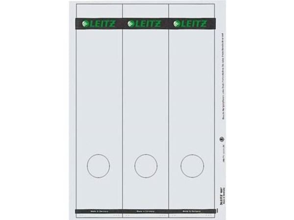 Leitz - Hevearmetikett - grå (en pakke 75) - for P/N: 10720000, 10730000, 10805015, 10805045, 10805055, 10805075, 10805085, 10920000