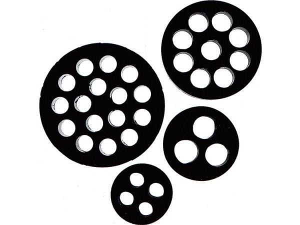 Lapp SKINTOP DIX-M, Kabelkanal, startstycke, Svart, Gummi, Skruvfäste, 3 x 7, ETIM 5.0 Class-ID: EC000032, ETIM 6.0 Class-ID: EC000032, IP54