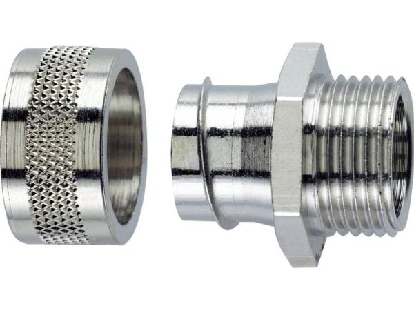 Lapp SILVYN 55502022, Metallinen, Nikkelillä päällystetty messinki, Metrinen, M20x1.5/2, 1 cm, IP54