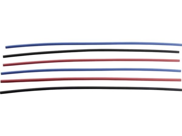DSG Canusa 8014060000 Krympeslangesortiment Sort, Rød, Blå 6 mm Krympningshastighed:3:1 1,5 m