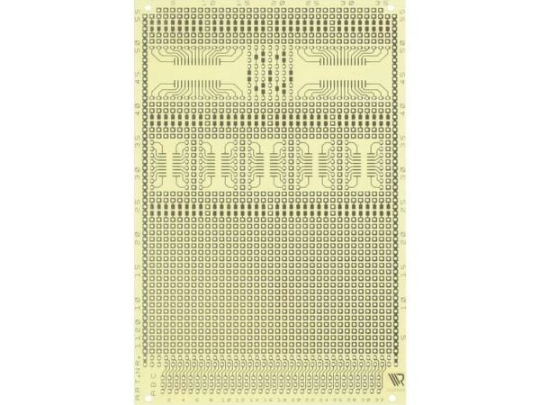 Rademacher WR-Typ 1120 printplate for eksperimenter epoksy (L x B) 16 cm x 10 cm 35 µm rutenett 2,54 mm innhold 1 stk
