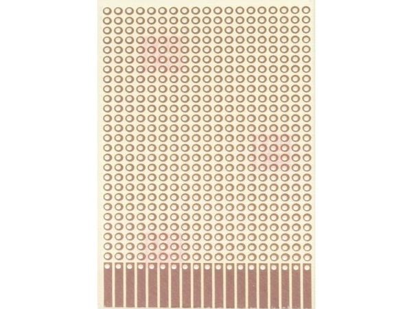 Rademacher WR-Typ 907-1 printplate for eksperimenter, epoksy (L x B) 80 mm x 50 mm, 35 µm rutenett, 2,54 mm, 1 stk Rademacher WR-Typ 907-1 printplate for eksperimenter, epoksy (L x B) 80 mm x 50 mm, 35 µm rutenett, 2,54 mm, 1 stk