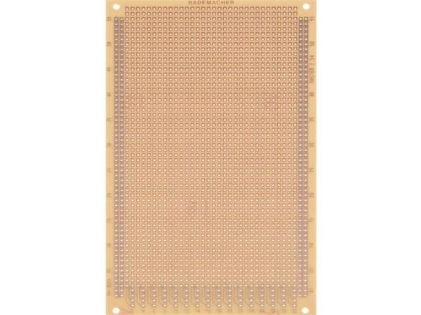 Rademacher WR-Typ 921 printkort for eksperimenter hardt papir 16 x 10 cm 35 µm – 2,54 mm rutenett – 1 stk
