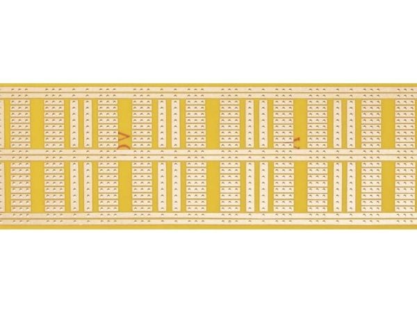 Rademacher WR-Typ 930-1 printplate for eksperimenter, hardt papir (L x B) 16 cm x 6 cm, 35 µm, rutenett 2,54 mm, 1 stk