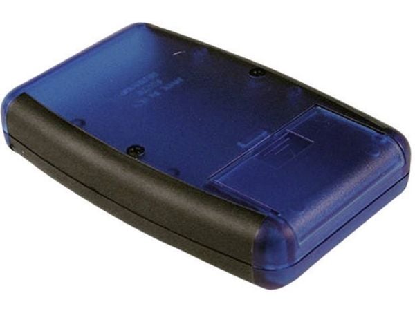 Hammond Electronics 1553BBK handkapsling 117×79×24 ABS svart/gråvit (RAL 7035), 1 st