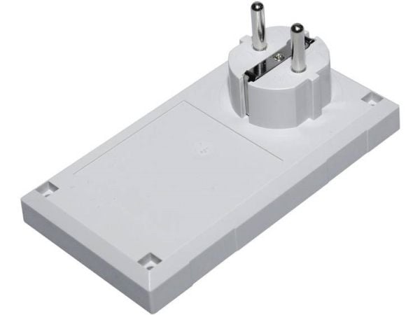 TRU COMPONENTS ESU 1200 E/CEE Pistorasia 125 x 67 x 50 Polykarbonaatti , ABS Vaaleanharmaa 1 kpl