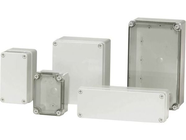 Fibox PC B 65 T Installationskabinet 110 x 80 x 65 Polykarbonaatti Gråhvid (RAL 7035) 1 stk