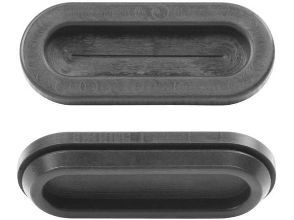 PB Kiinnike 1097-01 Kaapelin läpivienti Pitkä ontto Puristimen halkaisija (max.) 21 mm Levyn paksuus (max.) 2,5 mm PVC Musta 1 kpl