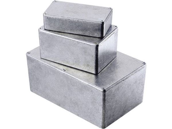 Hammond Electronics 1590WCBK universalkabinett 120 x 94 x 57 aluminium støpt sort (1 stk.)