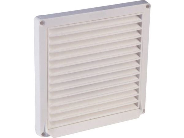 Wallair N32812 Louvre Grille Plast Passer til rørdiameter: 12,5 cm