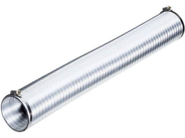 Wallair N51808 fleksibelt ventilasjonsrør i aluminium (Ø x L) 10 cm x 2,5 m, sølv