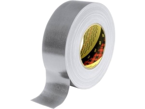 3M vevteip med polyetylenbelegg (L x B) 50 m x 50 mm sølv (XT-0034-0102-0)