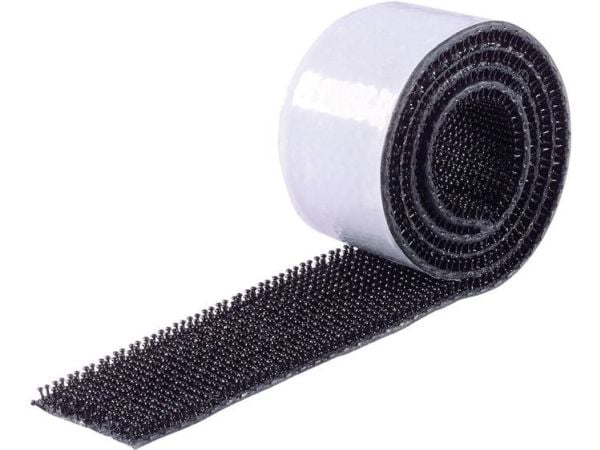 Sidontanauha 75763-H1 Tarranauha liimaukseen Sienipää (L x S) 500 mm x 25 mm Musta 1 kpl
