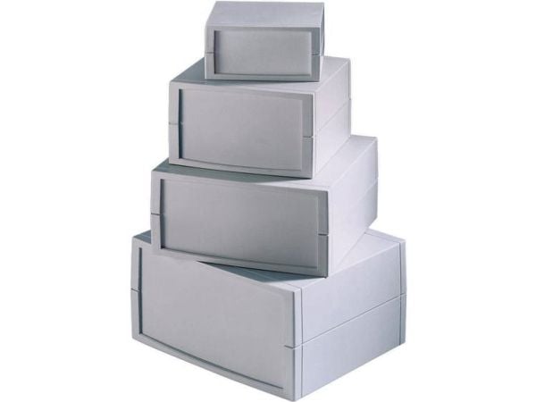 Bopla UNIMAS U 85 26085000 Elektroniikkakabinetti 85 x 81 x 40 Polystyrol (EPS) Gråhvid (RAL 7035) 1 kpl 1 stk