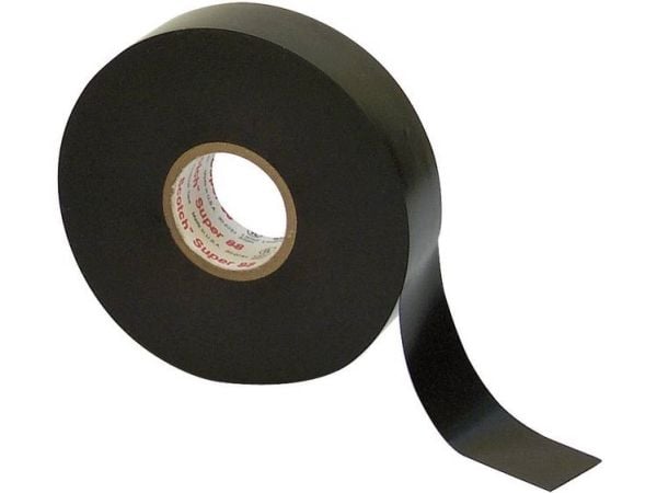 3M 80610139521, 1 kpl, musta, 600 V, 6 m, 19 mm, 0,22 mm, 3M 80610139521, 1 kpl, musta, 600 V, 6 m, 19 mm, 0,22 mm