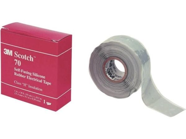 3M selvheftende gummibånd (L x B) 9 m x 25 mm lysgrå (RAL 7035) silikongummi Scotc (80-0140-0009-7)