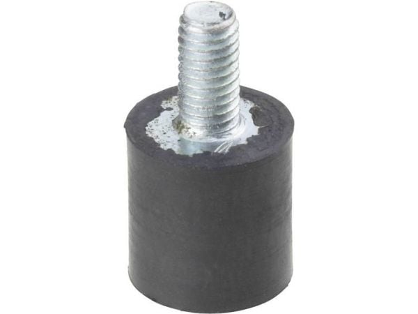 PB Fastener 111435 bufferfot utvendig gjenge M4 innvendig gjenge M4, høyde 15 mm 1 stk