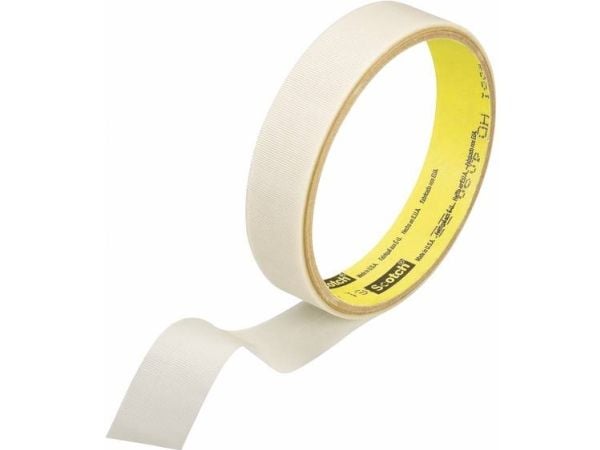 3M selvklebende glassklut (L x B) 55 m x 19 mm Hvit polyetylenbelagt stoff 361 Innhold: 1 rull (70-0023-0611-9)