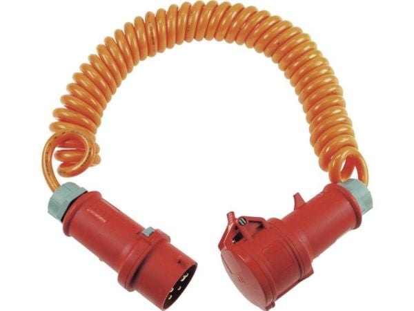 AS SCHWABE spiralkabel för byggarbetsplats CEE orange (70416)