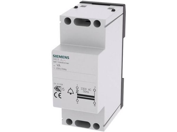 Siemens-kellomuuntaja 8+12 V/ 8 W (4AC3208-1)