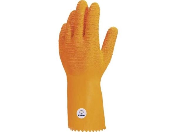 Fiap 1701, Hanske, Oransje, 2 stykker, Bomull, Latex, 310 mm, 100 mm