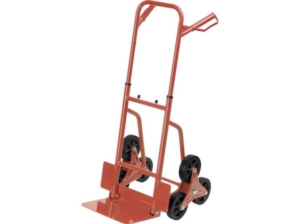 Meister Werkzeuge 8985750 sammenleggbar trappvogn i stål, maks. 120 kg