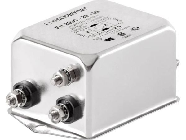 Schaffner FN2030-10-06 stötdämpningsfilter 250 V/AC 10 A 8 mH (L x B x H) 85 x 54 x 30,3 mm 1 st